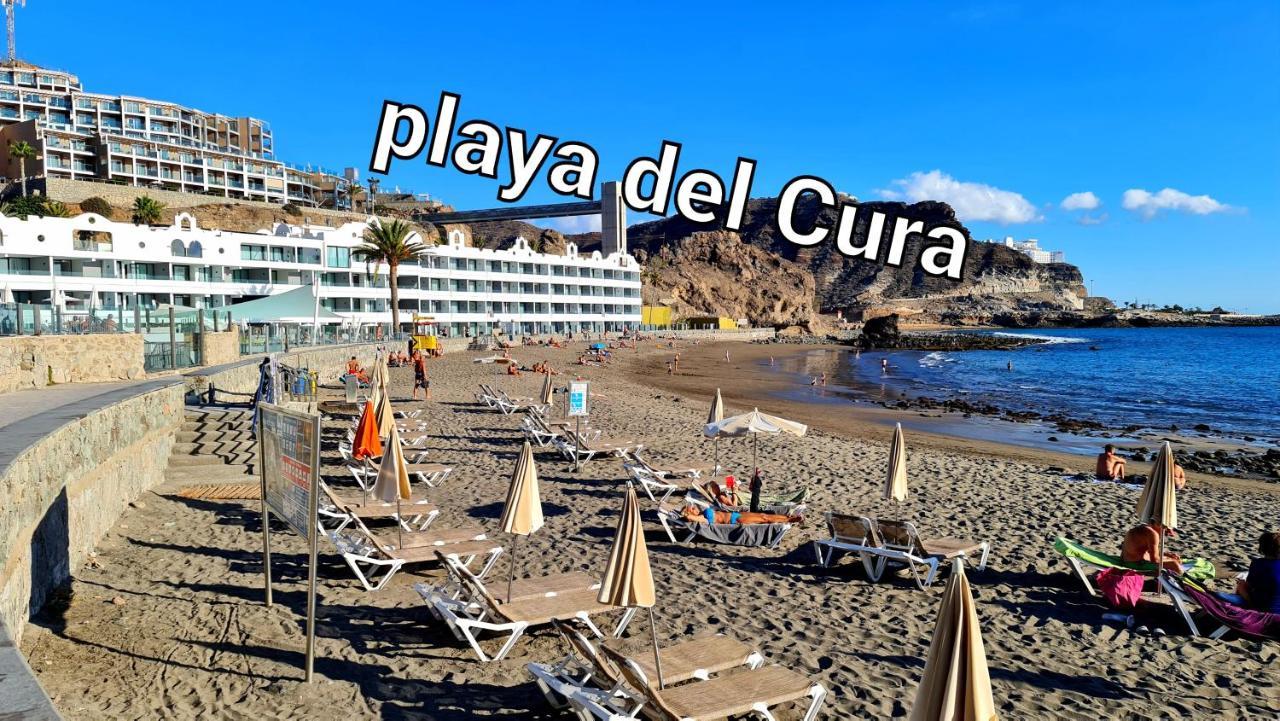 Oceanfront Deluxe-45M,Heated Pools,2Aircondition, 2Tv-65",Dishwasher,600Mb,Lift,Amadores View ! Playa Del Cura  Eksteriør bilde