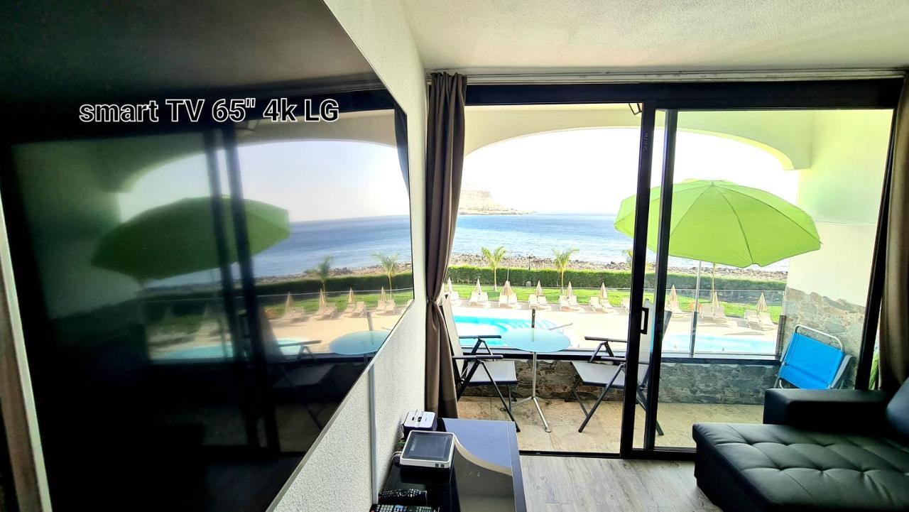 Oceanfront Deluxe-45M,Heated Pools,2Aircondition, 2Tv-65",Dishwasher,600Mb,Lift,Amadores View ! Playa Del Cura  Eksteriør bilde