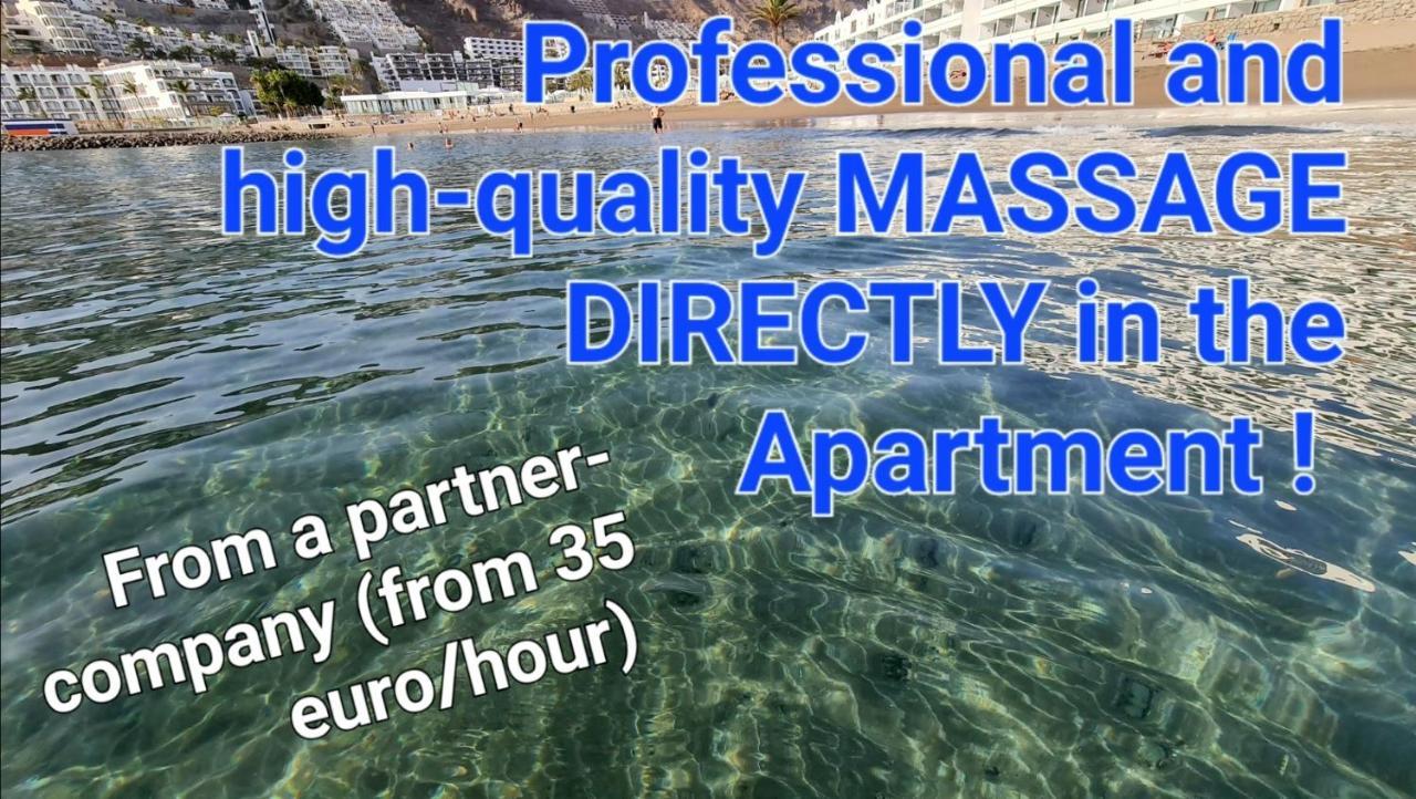 Oceanfront Deluxe-45M,Heated Pools,2Aircondition, 2Tv-65",Dishwasher,600Mb,Lift,Amadores View ! Playa Del Cura  Eksteriør bilde